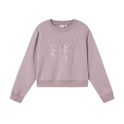 NAME IT flicka Nkflova Sh Nreg sweat unb box, Burnished Lilac, 116 NAME IT flicka Nkflova Sh Nreg sweat unb box, Burnished Lilac, 116