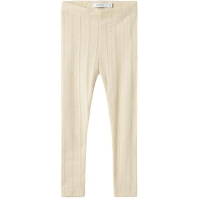 NAME IT Namn it mini flicka Nmfjulia leggings Noos, Sommarsand, 110 cm NAME IT Namn it mini flicka Nmfjulia leggings Noos, Sommarsand, 110 cm