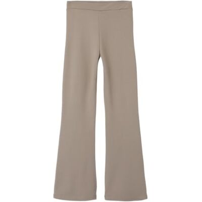 NAME IT Girl byxor viskos bootcut, mocha meringue, 128 NAME IT Girl byxor viskos bootcut, mocha meringue, 128