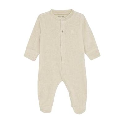 Noppies Baby unisex playsuit saxon långärmad, Havmeal melange – P611, 50 Noppies Baby unisex playsuit saxon långärmad, Havmeal melange – P611, 50