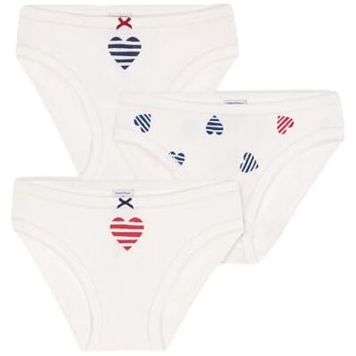 Petit Bateau flickor trosor (3-pack), Variant 1, 10 år Petit Bateau flickor trosor (3-pack), Variant 1, 10 år