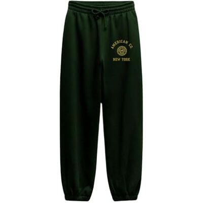 AMERICAN COLLEGE USA Joggingbyxor och leggings korta smala sportkläder barnkläder unisex pojkar flickor modell ACJOGW4 Mörkgrön 16 år, grön, 16 år AMERICAN COLLEGE USA Joggingbyxor och leggings korta smala sportkläder barnkläder unisex pojkar flickor modell ACJOGW4 Mörkgrön 16 år, grön, 16 år