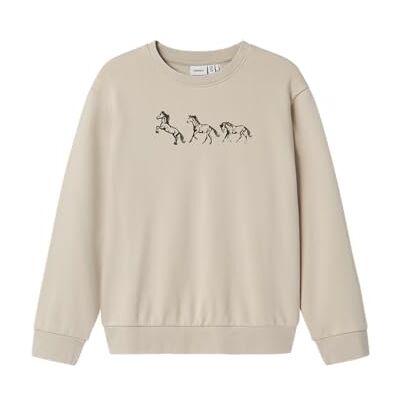NAME IT flicka Nkfkassia Nreg sweat unb box, Peyote, 122-128 NAME IT flicka Nkfkassia Nreg sweat unb box, Peyote, 122-128