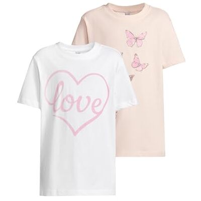 Urban Classics T-shirts för flickor, 100% bomull, vit marshmallow 122 128, Vit marshmallow, 122-128 Urban Classics T-shirts för flickor, 100% bomull, vit marshmallow 122 128, Vit marshmallow, 122-128