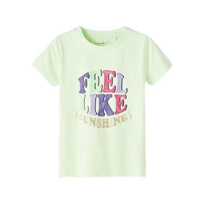 NAME IT Girl's NMFDEA SS Box Top, Lime Cream, 92, Limegräm, 92 cm NAME IT Girl's NMFDEA SS Box Top, Lime Cream, 92, Limegräm, 92 cm