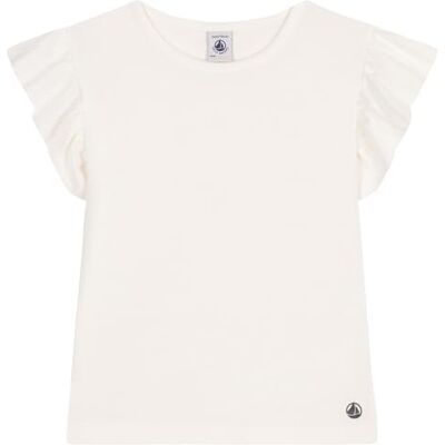 Petit Bateau A09vr flicka T-shirt, Marshmallow, 10 �r Petit Bateau A09vr flicka T-shirt, Marshmallow, 10 �r