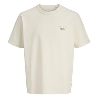 JACK & JONES Herr Jjedover Graphic Tee Ss Crew Neck Jnr, antik vit, 16 år, Antik vit, 176 JACK & JONES Herr Jjedover Graphic Tee Ss Crew Neck Jnr, antik vit, 16 år, Antik vit, 176