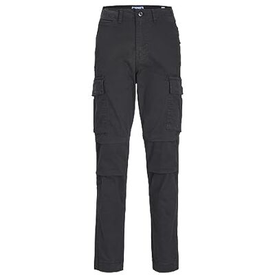 JACK & JONES Jpstace Jjtucker AMA Jnr cargobyxor, svart, 134 cm JACK & JONES Jpstace Jjtucker AMA Jnr cargobyxor, svart, 134 cm