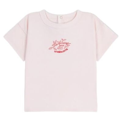 Petit Bateau baby-flicka, kortärmad t-shirt, ROSA, 18 månader Petit Bateau baby-flicka, kortärmad t-shirt, ROSA, 18 månader
