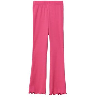 s.Oliver ribbade leggings med utsvängda ben och heltäckande tryck, ROSA, 134 s.Oliver ribbade leggings med utsvängda ben och heltäckande tryck, ROSA, 134