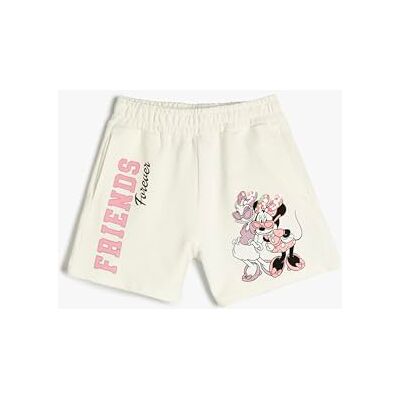Koton Girl's Mimmi Pigg och tusensköna anka fickor dragsko bomullsshorts, Ecru (010), 11-12 år Koton Girl's Mimmi Pigg och tusensköna anka fickor dragsko bomullsshorts, Ecru (010), 11-12 år