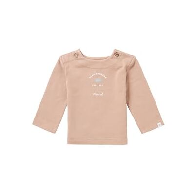 Noppies Unisex baby Tee Madison långärmad t-shirt, nougat, 56 cm Noppies Unisex baby Tee Madison långärmad t-shirt, nougat, 56 cm