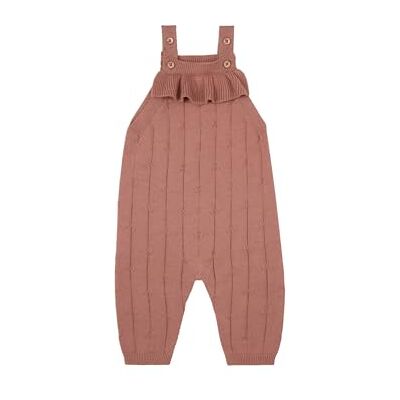 Noppies Baby flicka Dungaree Frasne overall, Burlwood – N143, 50 Noppies Baby flicka Dungaree Frasne overall, Burlwood – N143, 50