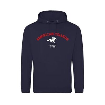 AMERICAN COLLEGE USA Tröja tröja med tryck varma kläder unisex barn pojkar och flickor casual modell ACSCW3 marinblå 12 år, Färg: blå, 12 �r AMERICAN COLLEGE USA Tröja tröja med tryck varma kläder unisex barn pojkar och flickor casual modell ACSCW3 marinblå 12 år, Färg: blå, 12 �r