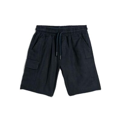 Koton Boys's linne dragsko ficka detaljshorts, Marin (710), 4-5 år Koton Boys's linne dragsko ficka detaljshorts, Marin (710), 4-5 år