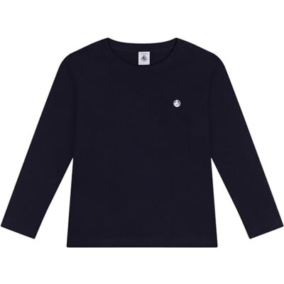 Petit Bateau Långärmad T-shirt för pojkar och pojkar, smoking, 12 år Petit Bateau Långärmad T-shirt för pojkar och pojkar, smoking, 12 år