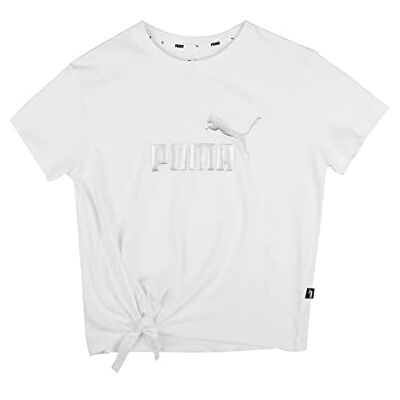 PUMA flicka ESS+ logotyp stickad t-shirt G t-shirt PUMA flicka ESS+ logotyp stickad t-shirt G t-shirt