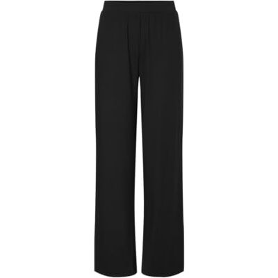 PIECES Pcnala Hw Wide Pants Pwp JRS Bc, svart, S PIECES Pcnala Hw Wide Pants Pwp JRS Bc, svart, S