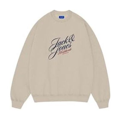 JACK & JONES JUNIOR Jorinwood sweat crew neck FST Jnr, Antik vit, 152 JACK & JONES JUNIOR Jorinwood sweat crew neck FST Jnr, Antik vit, 152