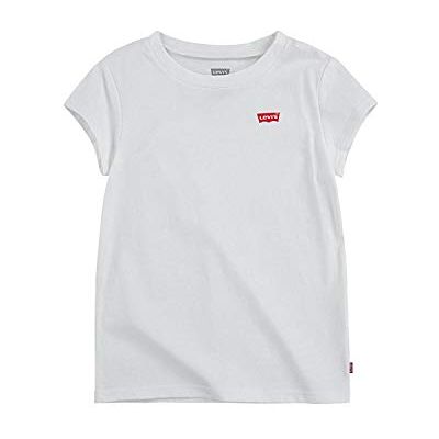 Levi's Kids Flickor T-shirt Lvg Ss Batwing T-shirt, Vitt, 12 År Levi's Kids Flickor T-shirt Lvg Ss Batwing T-shirt, Vitt, 12 År