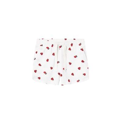 NAME IT Nmfvigga Shorts F1 Noos, Vit, 104 NAME IT Nmfvigga Shorts F1 Noos, Vit, 104