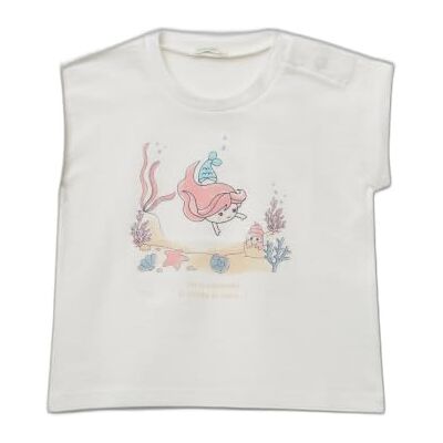United T-shirt för flickor, Vit, 12 mesi United T-shirt för flickor, Vit, 12 mesi