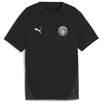 PUMA Manchester City FC Barn Träningströja 25/26, Svart (Black x Silver), 116 PUMA Manchester City FC Barn Träningströja 25/26, Svart (Black x Silver), 116
