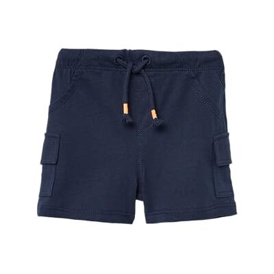 s.Oliver cargoshorts av bomull med justerbar elastisk linning, marinblå, 86 s.Oliver cargoshorts av bomull med justerbar elastisk linning, marinblå, 86