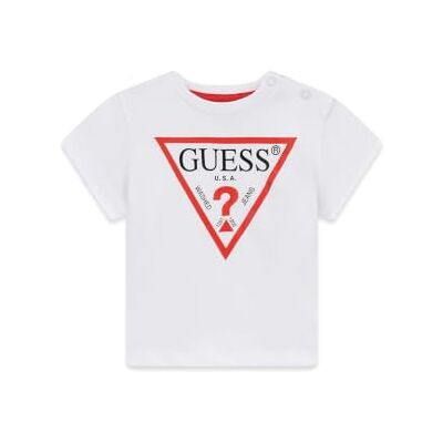 GUESS Boy'sSS T-Shirt_CORET-SHIRTSPure vit storlek 3/6 m längd N GUESS Boy'sSS T-Shirt_CORET-SHIRTSPure vit storlek 3/6 m längd N