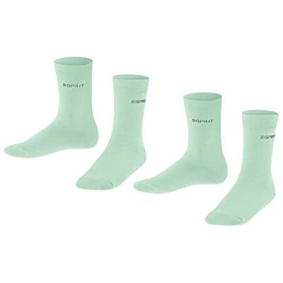 ESPRIT Unisex barn bomullsstrumpor (2-pack), Grön (Jade 7188), 4 år ESPRIT Unisex barn bomullsstrumpor (2-pack), Grön (Jade 7188), 4 år