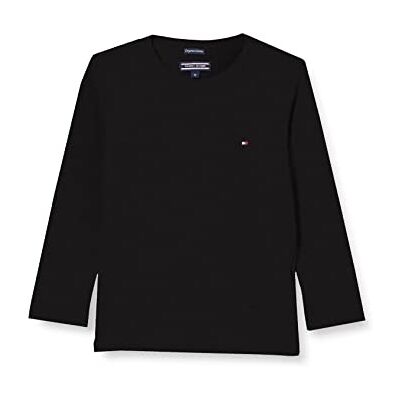 Tommy Hilfiger t-shirt för pojkar, Svart (meteorit), 8 år Tommy Hilfiger t-shirt för pojkar, Svart (meteorit), 8 år