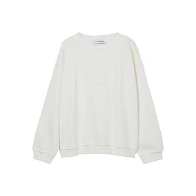 Desigual Sweat_Emma sweatshirt för flickor, Vit, 6 År Desigual Sweat_Emma sweatshirt för flickor, Vit, 6 År
