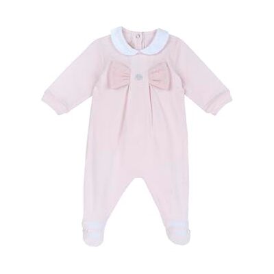 Chicco Bomull Onesie med fötter pyjamas för pojkar och småbarn, Ljusrosa, 0 mesi Chicco Bomull Onesie med fötter pyjamas för pojkar och småbarn, Ljusrosa, 0 mesi