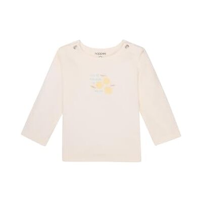 Noppies Unisex baby te Olney långärmad t-shirt, Whisper White P198, 62 cm Noppies Unisex baby te Olney långärmad t-shirt, Whisper White P198, 62 cm