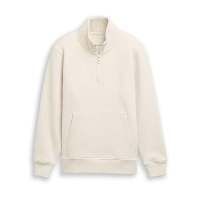 TOM TAILOR Barn pojkar sweatshirt, 32257 – grå vit, 128 TOM TAILOR Barn pojkar sweatshirt, 32257 – grå vit, 128