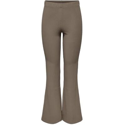 ONLY Onlfever Rib Flared Pants JRS Noos, Fossil, (M) W x 32L ONLY Onlfever Rib Flared Pants JRS Noos, Fossil, (M) W x 32L