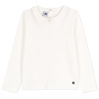 Petit Bateau tjej t-shirt, Marshmallow, 3 År Petit Bateau tjej t-shirt, Marshmallow, 3 År
