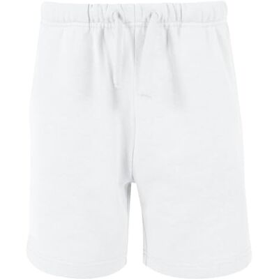 Build Your Brand barnshorts barn basic sweatshorts, korta träningsbyxor för pojkar och flickor, storlekar 110/116-158/164, Vit, 146-152 Build Your Brand barnshorts barn basic sweatshorts, korta träningsbyxor för pojkar och flickor, storlekar 110/116-158/164, Vit, 146-152
