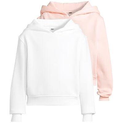 Build Your Brand Huvtröja för flickor, 65% bomull, 35% polyester, vit + rosa, 110–116, Vit+rosa, 110-116 Build Your Brand Huvtröja för flickor, 65% bomull, 35% polyester, vit + rosa, 110–116, Vit+rosa, 110-116