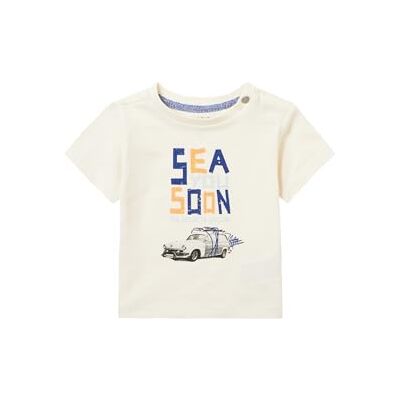 Noppies Baby pojkar pojkar Tee Mio T-shirt, Pristin, 68 cm Noppies Baby pojkar pojkar Tee Mio T-shirt, Pristin, 68 cm