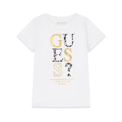 GUESS Girl'sSS T-Shirt_LOGOT-SHIRTSPure vit storlek 7 längd N GUESS Girl'sSS T-Shirt_LOGOT-SHIRTSPure vit storlek 7 längd N