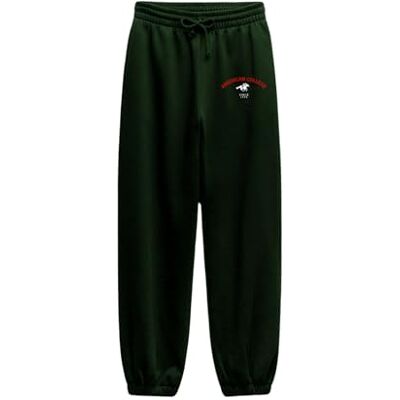 AMERICAN COLLEGE USA Joggingbyxor och leggings korta smala sportkläder barnkläder unisex pojke flicka modell ACJOGW3 mörkgrön 14 år, grön, 14 år AMERICAN COLLEGE USA Joggingbyxor och leggings korta smala sportkläder barnkläder unisex pojke flicka modell ACJOGW3 mörkgrön 14 år, grön, 14 år