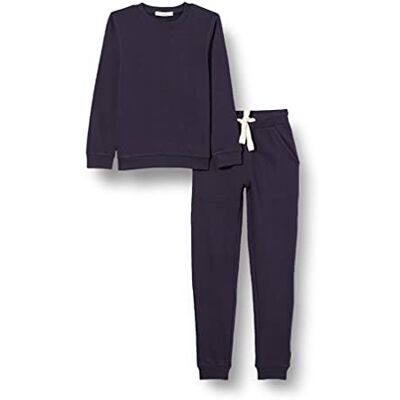 MINYMO Unisex sweat set blus, mörk marinblå, 110 MINYMO Unisex sweat set blus, mörk marinblå, 110