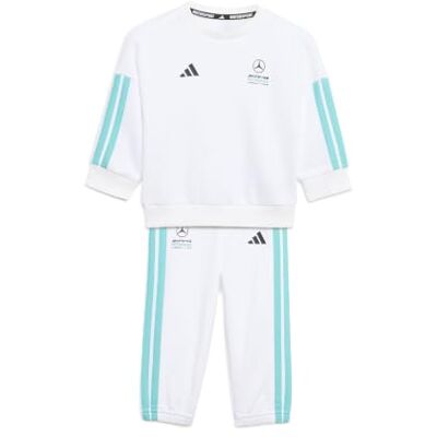 adidas unisex bebis Mercedes Amg Petronas Formula 1 Team Dna Baby Jogger Long Sleeve Track Suit, white/semi mint rush, 0-3 Months adidas unisex bebis Mercedes Amg Petronas Formula 1 Team Dna Baby Jogger Long Sleeve Track Suit, white/semi mint rush, 0-3 Months