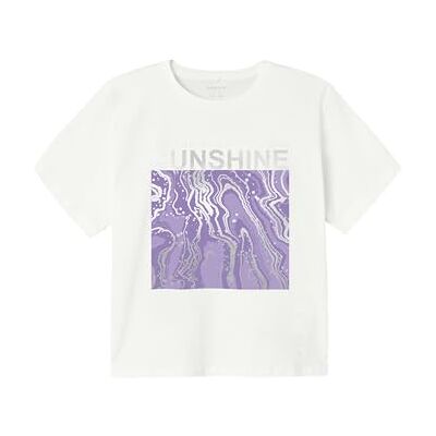 NAME IT Nkfjavase, lösa shorts, Ss Top, Vit, 116 NAME IT Nkfjavase, lösa shorts, Ss Top, Vit, 116