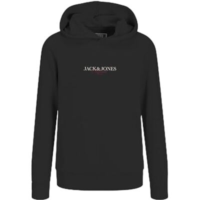 JACK & JONES JUNIOR Jorbillyburg Sweat Hood FST Jnr, svart, 152 JACK & JONES JUNIOR Jorbillyburg Sweat Hood FST Jnr, svart, 152