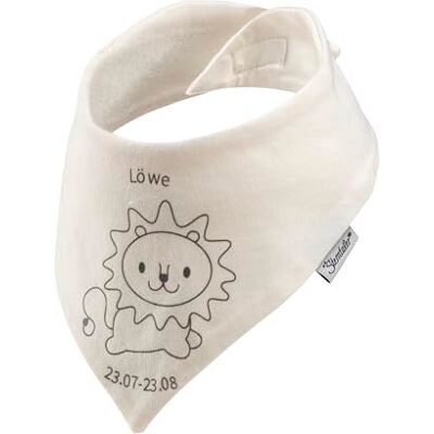 Sterntaler Unisex babyhalsduk stjärntecken, ecru, ecru, Löwe Sterntaler Unisex babyhalsduk stjärntecken, ecru, ecru, Löwe