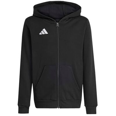 adidas unisex barn Entrada26 Full Zip Hoodie Kids Sweatshirt, black/white, 5-6 Years adidas unisex barn Entrada26 Full Zip Hoodie Kids Sweatshirt, black/white, 5-6 Years