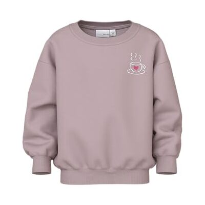 NAME IT Namn IT flicka Nmfvallene Ls RLX Sweat Unb, Burnished Lilac, 92 NAME IT Namn IT flicka Nmfvallene Ls RLX Sweat Unb, Burnished Lilac, 92