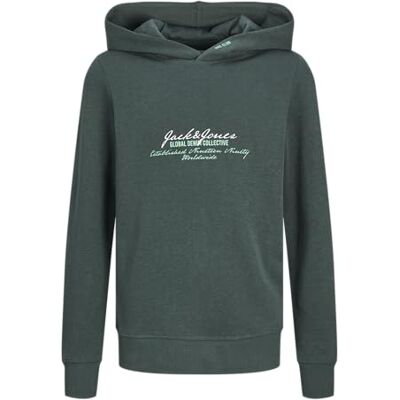 JACK&JONES JUNIOR Huvtröja för pojkar, Magisk skog, 128 JACK&JONES JUNIOR Huvtröja för pojkar, Magisk skog, 128